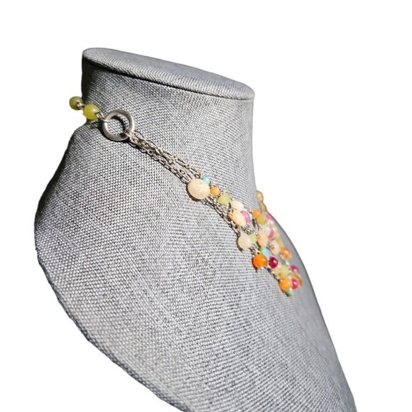 Vintage Carnival Cascade Dangle Necklace - Picture 11 of 12